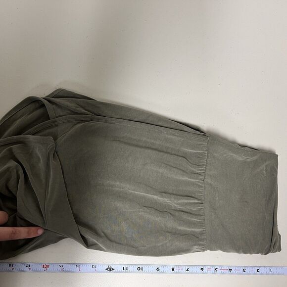 FP Movement Soft Stretch Shorts Size S Olive Green Yoga Lounge Athletic Casual - Picture 10 of 12